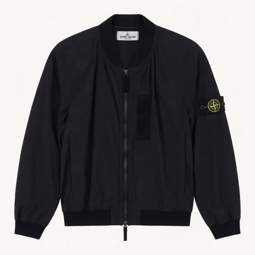 [BUNJANG] Stone Island Black Bomber Jacket / 스톤아일랜드 블랙 봄버 자켓