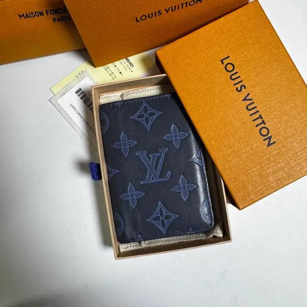 [BUNJANG] Louis Vuitton Shadow Organizer Navy Blue / 루이비통 쉐도우 오거나이저 네이비 블루