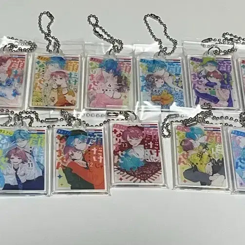 [BUNJANG] Face Won't Do Acrylic Keyring (17 Types) / 얼굴만으론 좋아할 수 없어요 아크릴 키링 17종