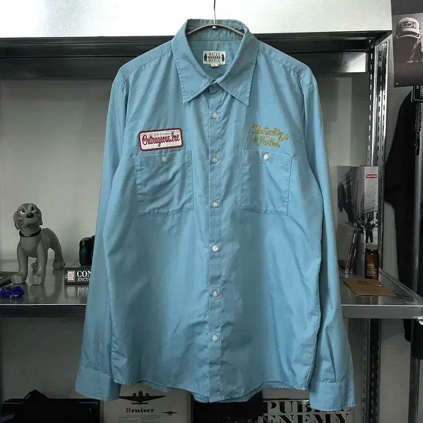 [BUNJANG] Wacko Maria Work Shirt / 와코마리아 워크셔츠