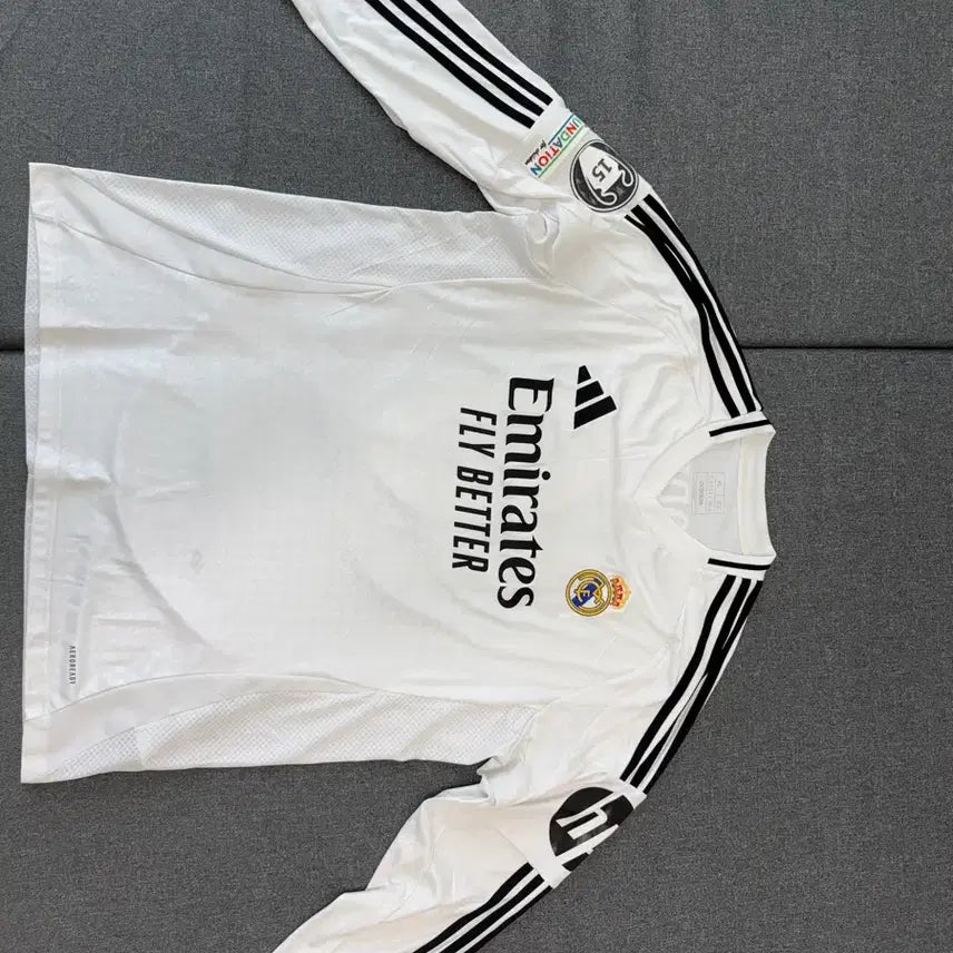 [BUNJANG] Real Madrid 24/25 Home Long Sleeve Jersey / 레알마드리드 24/25 홈 긴팔