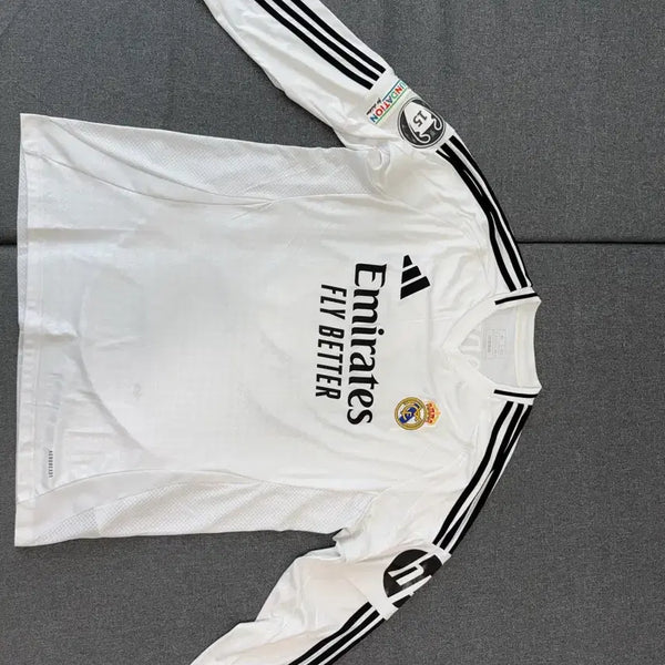 [BUNJANG] Real Madrid 24/25 Home Long Sleeve Jersey / 레알마드리드 24/25 홈 긴팔