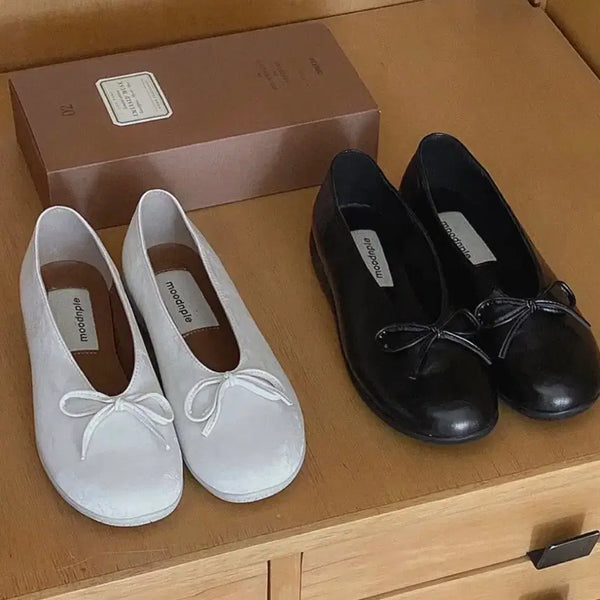 [BUNJANG] Mood & Ple Flat Shoes Black 230 / 무드앤플 플랫슈즈 230