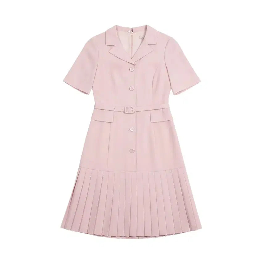[BUNJANG] Kenneth Lady Belted Short Sleeve Dress Size 55 / 여성55/ 케네스레이디 벨티드 반팔원피스 38-5