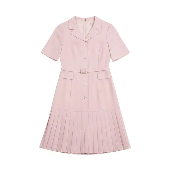[BUNJANG] Kenneth Lady Belted Short Sleeve Dress Size 55 / 여성55/ 케네스레이디 벨티드 반팔원피스 38-5