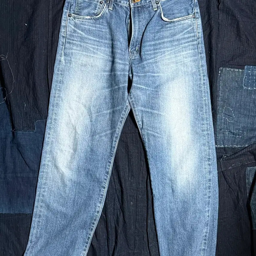 [BUNJANG] Edwin 505X Selvedge Regular Straight Denim Pants (33) / 90-00s 에드윈 505X 셀비지 레귤러 스트레이트 데님 팬츠 33