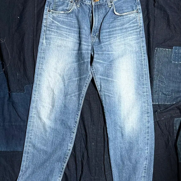 [BUNJANG] Edwin 505X Selvedge Regular Straight Denim Pants (33) / 90-00s 에드윈 505X 셀비지 레귤러 스트레이트 데님 팬츠 33