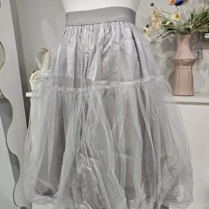 [BUNJANG] Chiffon Tiered Skirt / 쉬폰 캉캉 스커트 쇼핑몰 정리 처분 새상품 에이블리 지그재그 존예 원가이하