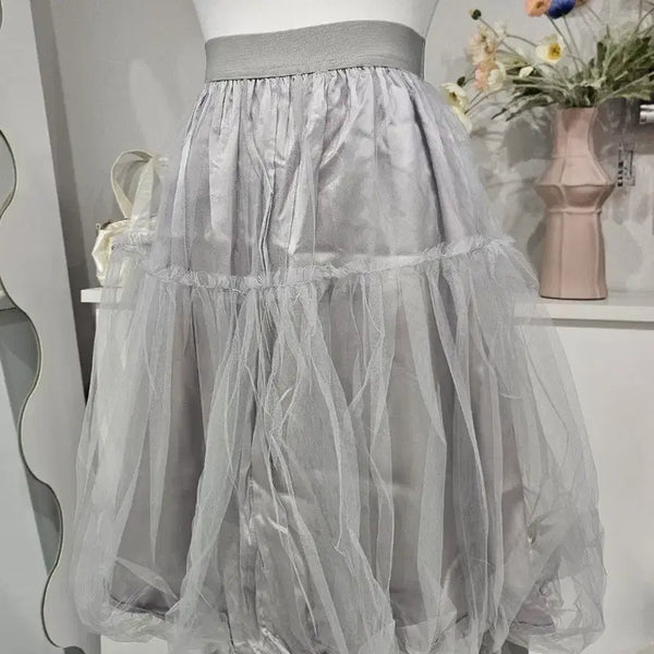 [BUNJANG] Chiffon Tiered Skirt / 쉬폰 캉캉 스커트 쇼핑몰 정리 처분 새상품 에이블리 지그재그 존예 원가이하