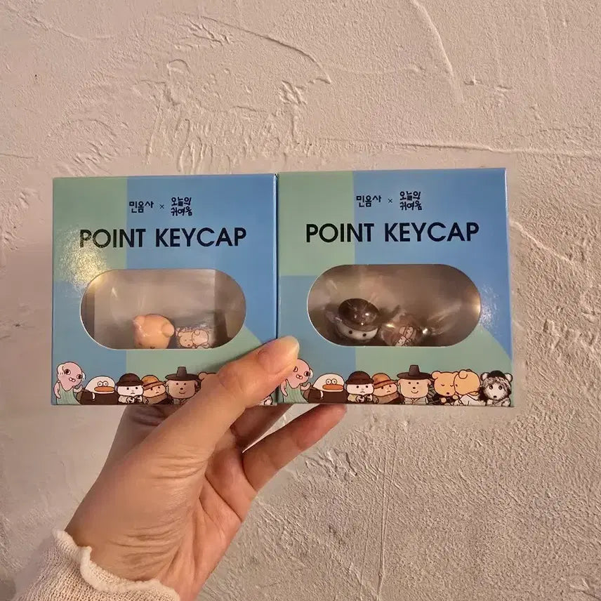 [BUNJANG] Minsah x Oneul-ui Gwiyeoum Collaboration Point Keycap Set / 민음사 팝업 오늘의귀여움 콜라보 포인트 키캡