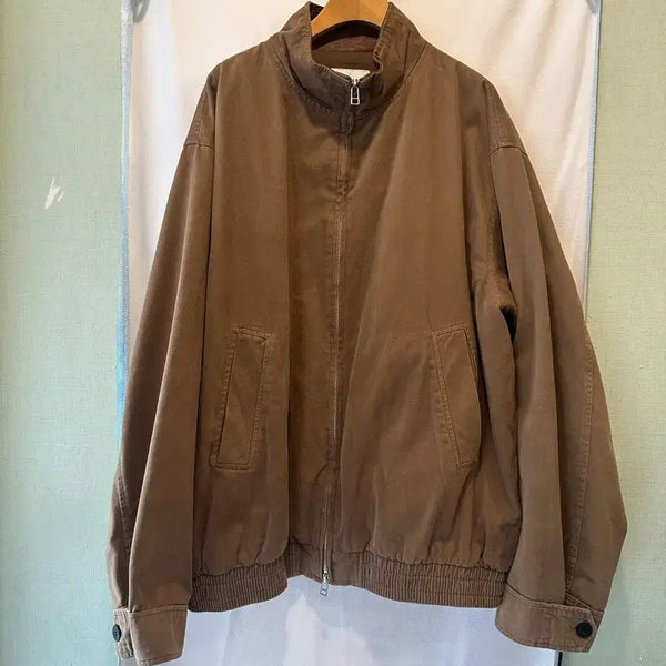 [BUNJANG] Art if Acts Washed Leather Blouson Jacket L / Art if acts 아트 이프 액츠 워시드 레더 블루종