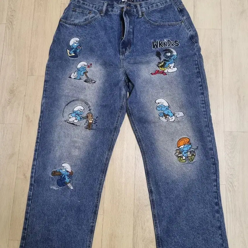 [BUNJANG] We Canders Smurfs Denim XL / 위캔더스 스머프 데님XL