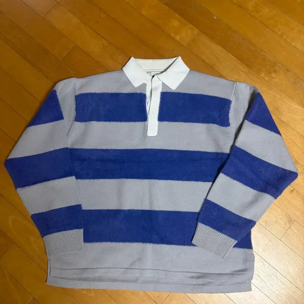 [BUNJANG] Eetis Jetro Knit Sweater Titanium/Cornflower / [XS] 이티스 제트로 니트 스웨터 티타늄/콘플라워 컬러