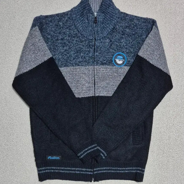 [BUNJANG] Malbon Golf Knit Full-Zip Vest / 말본 골프 니트 집업