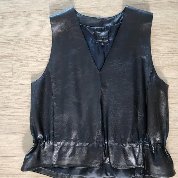 [BUNJANG] Robe Lambskin Leather Vest / 로보 가죽베스트(양가죽)