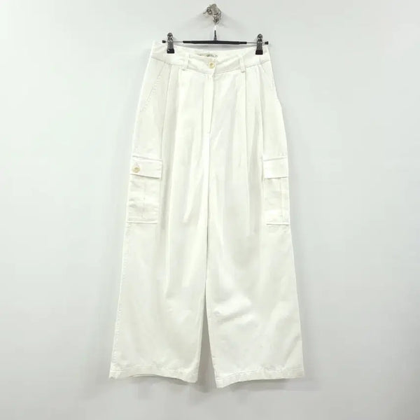 [BUNJANG] Aing Women's Cargo Pintuck Wide Pants - S / 아잉) 여성 카고 와이드 핀턱 팬츠 -S