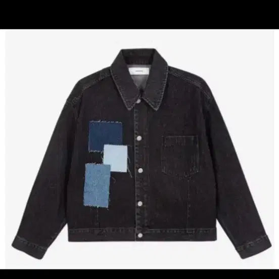[BUNJANG] Waveness Patchwork Denim Jacket Size 1 / 웨이비니스 패치워크 데님자켓 1사이즈