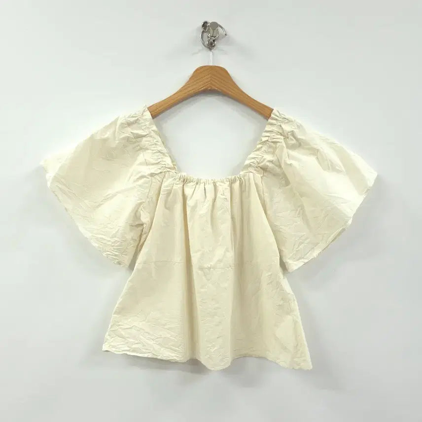 [BUNJANG] 24hours 7days Square Neck Blouse / 24hours 7days) 스퀘어넥  블라우스 -F