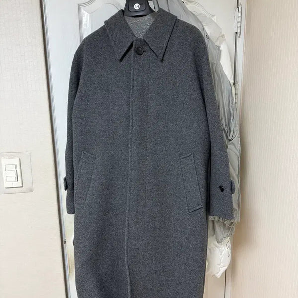 [BUNJANG] MMGR 24FW Soutien Coat Dark Grey / 마마가리 24fw 수티앵 코트 다크그레이 44