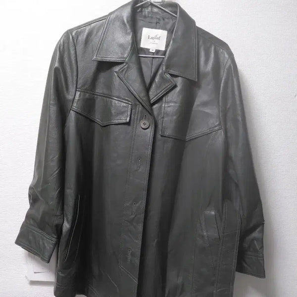[BUNJANG] Rapiya Lambskin Leather Jacket Size 66 / 라삐아프양가죽자켓66