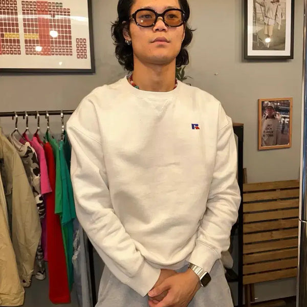 [BUNJANG] Russell Athletic Sweatshirt White XL / 러셀 애슬레틱 맨투맨 화이트 XL