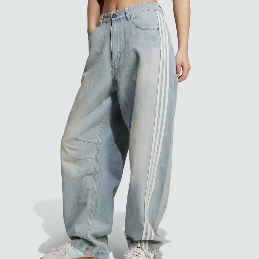 [BUNJANG] ADILENIUM 3 Banana Washed Denim Pants / (택달린새상품) ADILENIUM 3 바나나 워시드 데님 팬츠