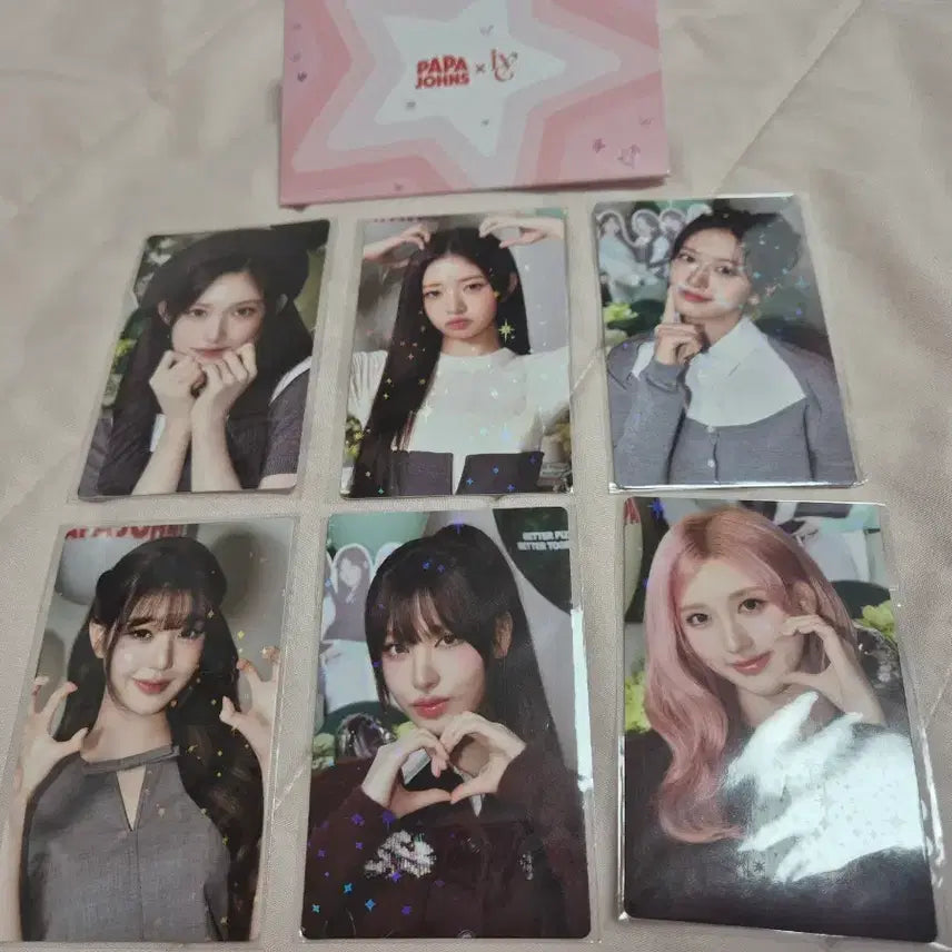 [BUNJANG] IVE Papa Johns Photocard Set / 파파존스 아이브 포토카드 세트