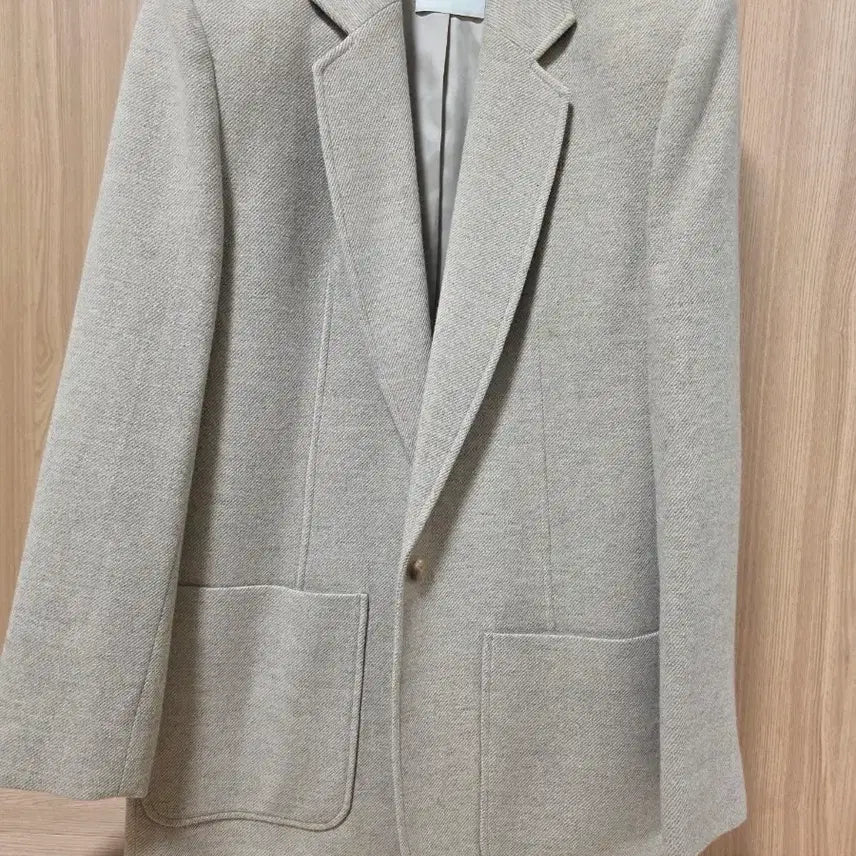 [BUNJANG] BLOSSOM Two-Pocket Wool Jacket Beige / BLOSSOM 투포켓 울자켓