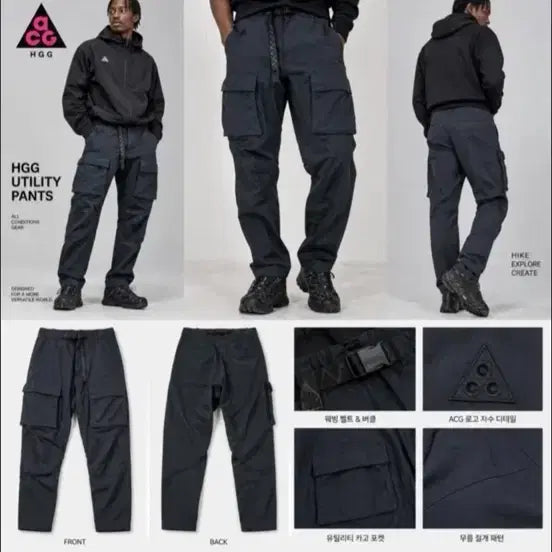 [BUNJANG] NikeLab ACG Utility Multi-Pocket Cargo Pants (Overseas Edition) - Size S / 나이키랩 ACG 유틸리티 멀티포켓 카고 팬츠 해외판 S