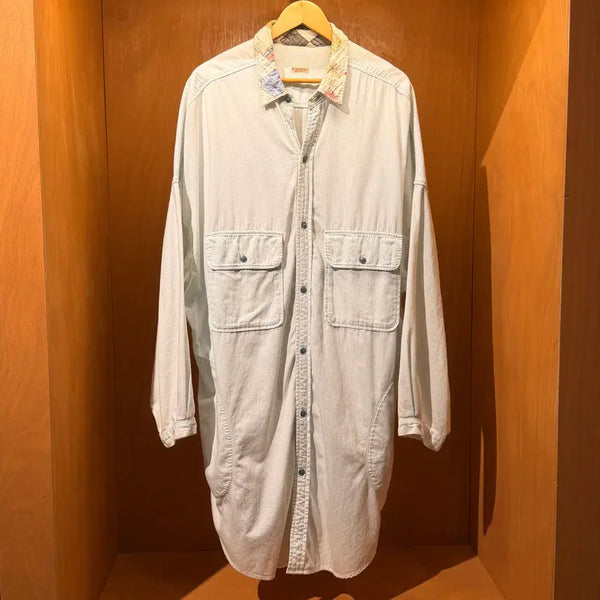 [BUNJANG] Capital Patchwork Slappy Shirt Coat / 타임세일)캐피탈 패치워크 슬라피 셔츠 코트