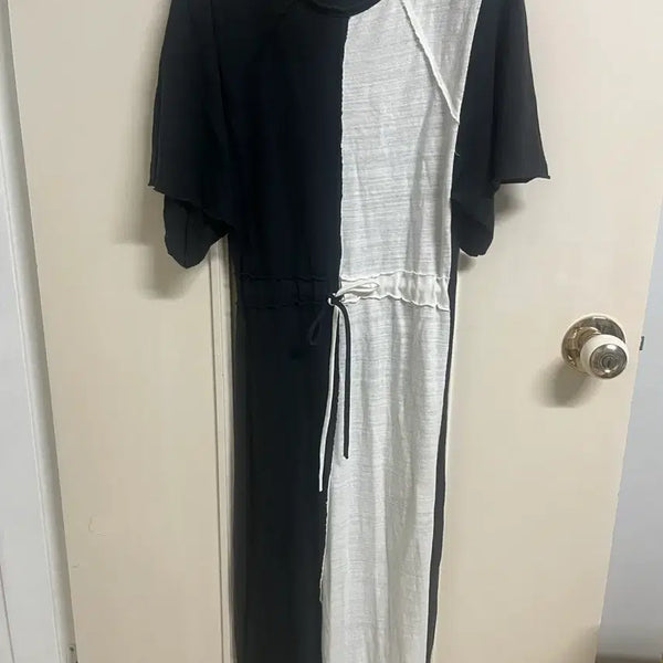 [BUNJANG] Top Dressing Two-Tone Long Dress / 탑드레싱 투톤롱원피스55