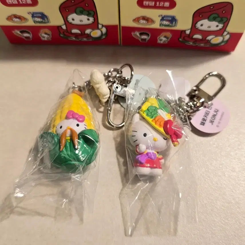 [BUNJANG] Olive Young Hello Kitty Regional Keyring Set / 올리브영 헬로키티 지역 키링 세트 2