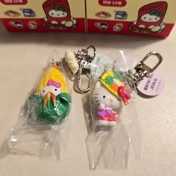 [BUNJANG] Olive Young Hello Kitty Regional Keyring Set / 올리브영 헬로키티 지역 키링 세트 2