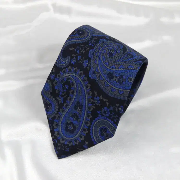 [BUNJANG] Etro Paisley Silk Necktie (9.5cm, A+ Grade) / 에트로 9.5cm A+등급 페이즐리 이탈리아 남자 명품 넥타이