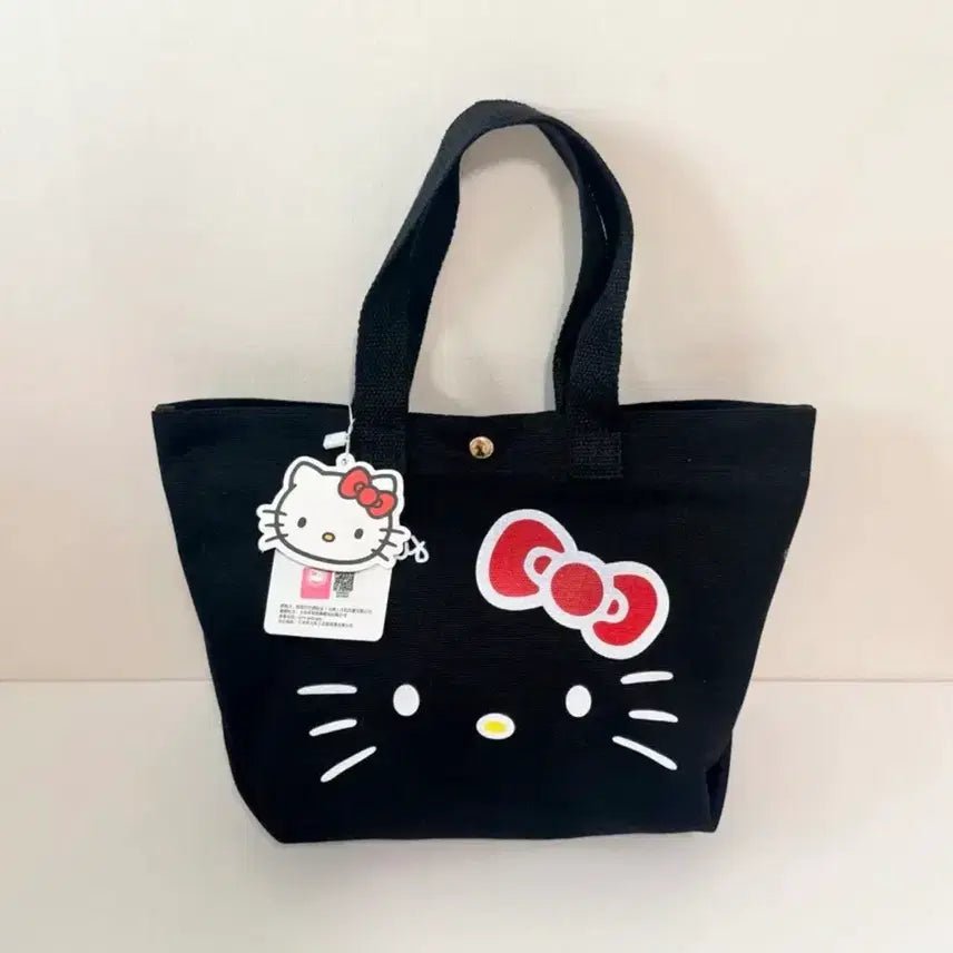 [BUNJANG] Hello Kitty Canvas Mini Tote Bag / [새상품] 헬로키티 에코백 미니토트백