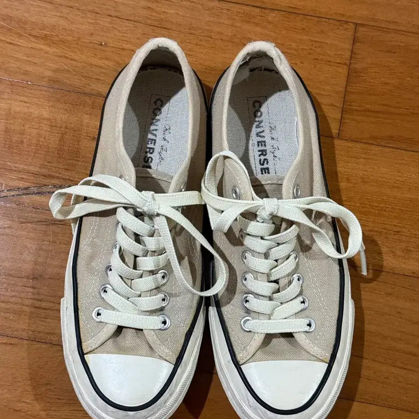 [BUNJANG] Converse Beige Sneakers (240) / 컨버스 베이지 운동화 240