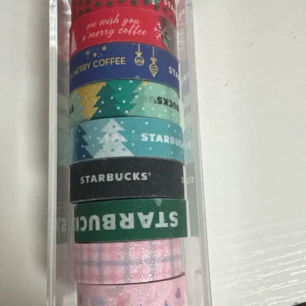 [BUNJANG] Artbox Glitter Masking Tape Bundle Set / [일괄] 마스킹테이프 스티벅스 아트박스 글리터