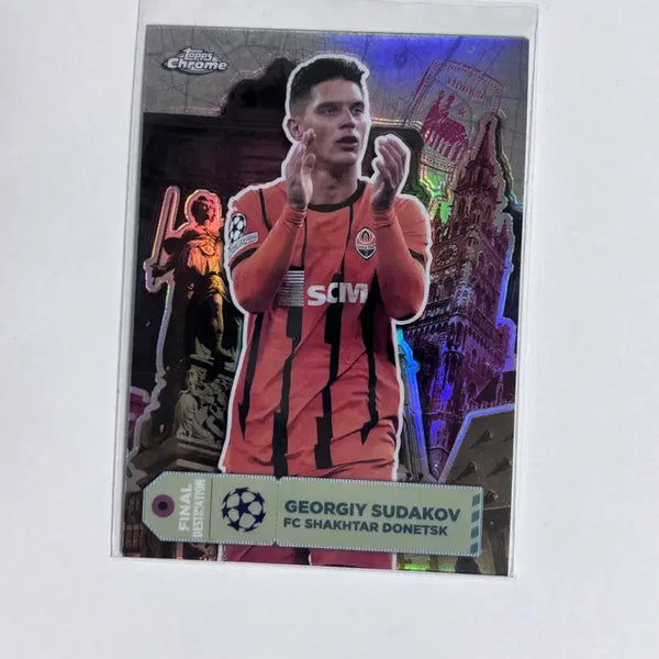 [BUNJANG] Tops Chrome Sudakov Insert Refractor Soccer Card / 탑스 크롬 수다코우 인서트 리플렉터 축구 카드