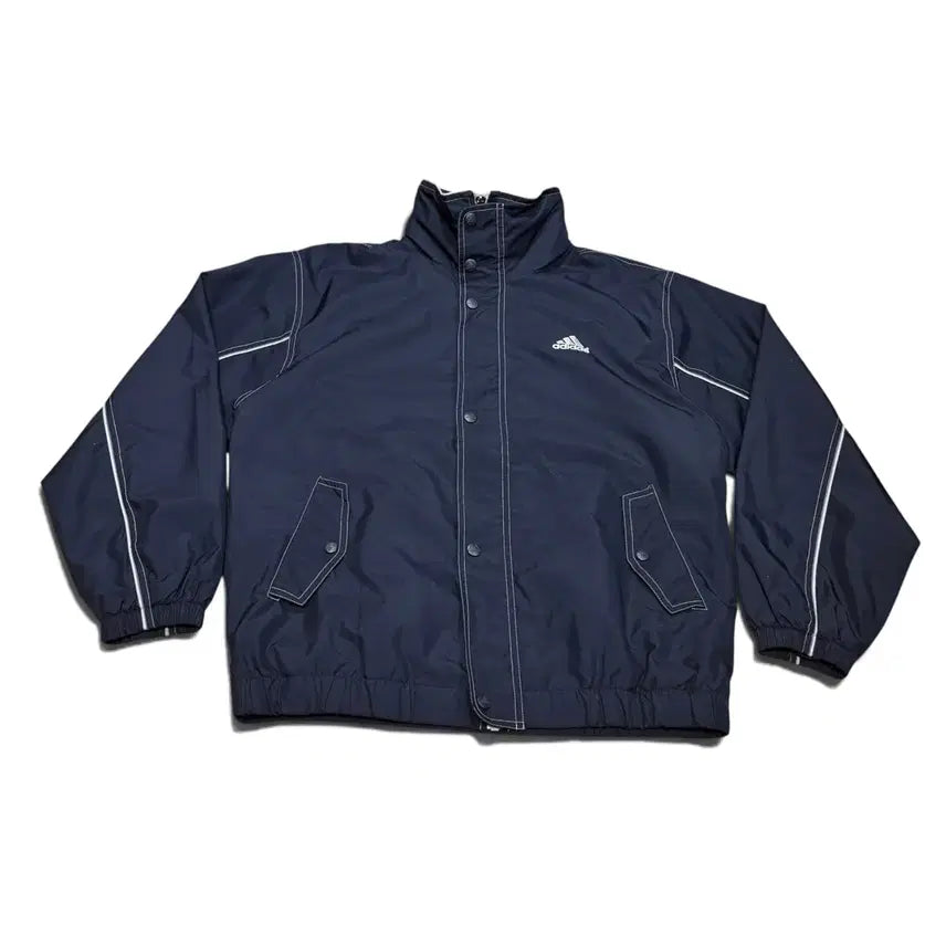[BUNJANG] Adidas Old School Stitch Windbreaker Jacket Navy / M 아디다스 네이비 올드스쿨 스티치 바람막이 자켓