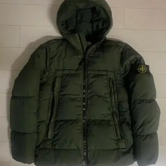 [BUNJANG] Stone Island Crinkle Labs Padded Jacket M / 스톤아일랜드 크링클랩스 패딩 M