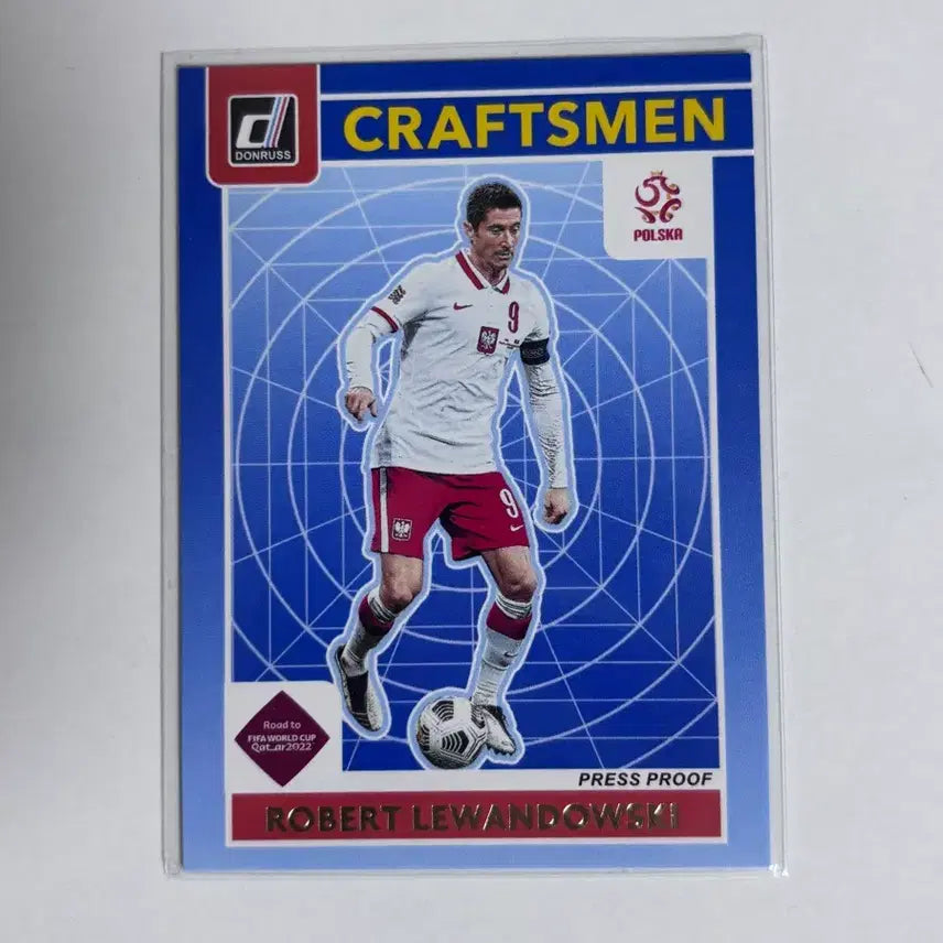 [BUNJANG] Donruss Lewandowski Football Card / 돈러스 폴란드 레반도프스키 축구 카드