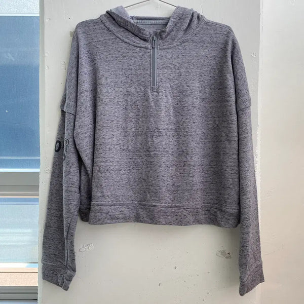[BUNJANG] Under Armour XL Cropped Half-Zip Jacket / (XL) 언더아머 크롭 후드 반집업 자켓