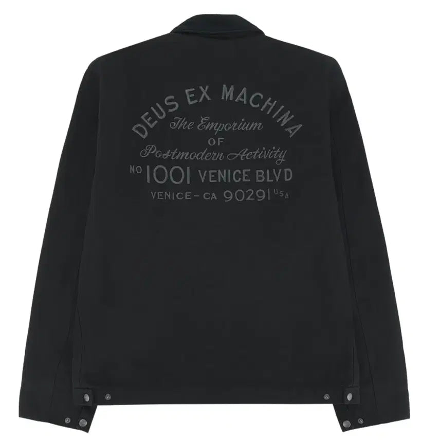 [BUNJANG] Deus Ex Machina Address Workwear Jacket Black / [L] 데우스 엑스 마키나 어드레스 워크웨어 자켓 블랙 새상품
