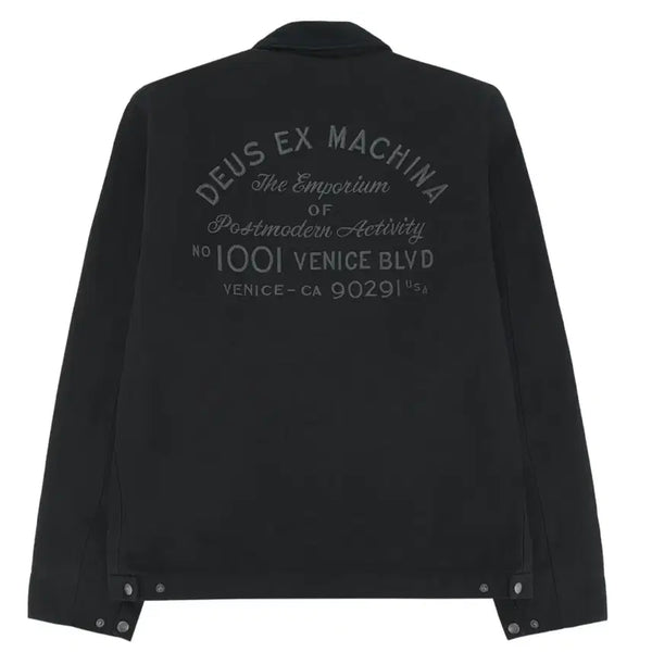 [BUNJANG] Deus Ex Machina Address Workwear Jacket Black / [L] 데우스 엑스 마키나 어드레스 워크웨어 자켓 블랙 새상품