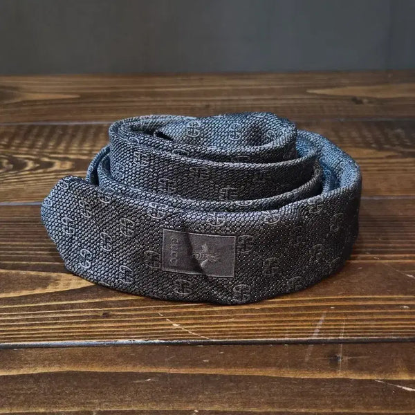 [BUNJANG] Gucci GG Monogram Jacquard Silk Necktie / 구찌 GUCCI 실크 GG 모노그램 자카드 넥타이 그레이 8.9