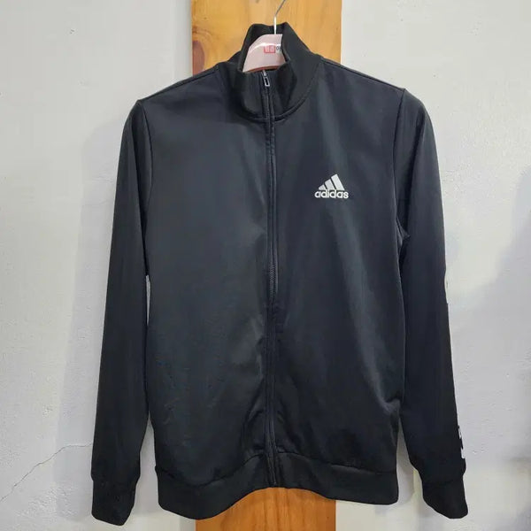[BUNJANG] Adidas Linear Tracktop Zip-Up Jacket Black Size 105 / 아디다스 리니어 트랙탑 집업 자켓 블랙 105