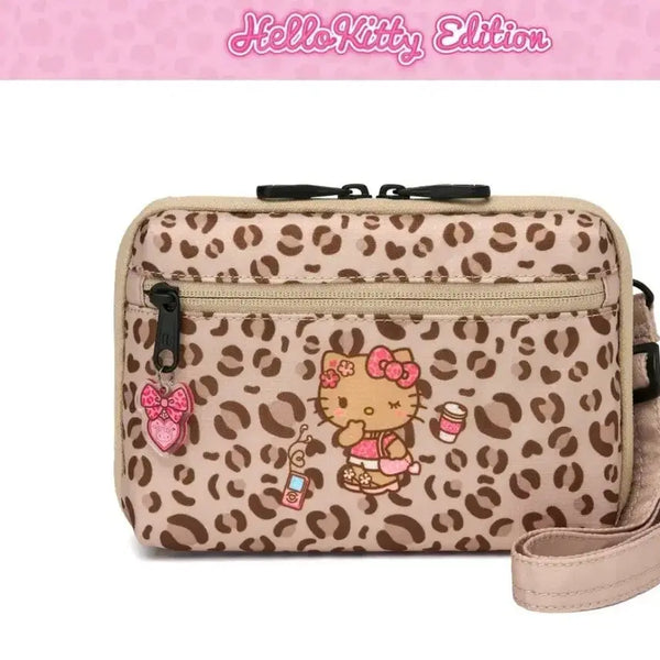 [BUNJANG] Brandon x Hello Kitty Leopard Wallet Bag (Sealed) / (미개봉)브랜든 헬로키티 레오파드 월렛백