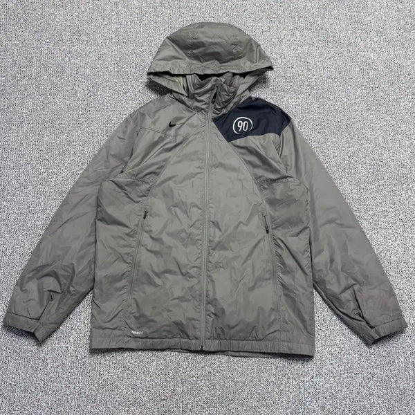 [BUNJANG] Nike Total 90 Old School Windbreaker Jacket - Grey / M 나이키 올드스쿨 토탈 90 그레이 바람막이 자켓 0831