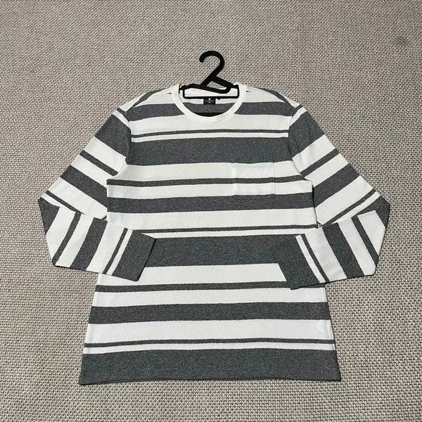 [BUNJANG] Round Long Sleeve T-shirt / L 와이드 앵글 라운드 긴팔티셔츠 A0831