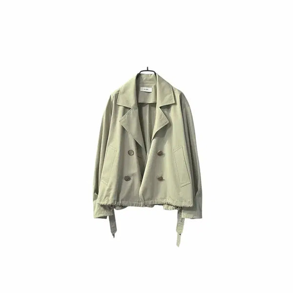 [BUNJANG] LIST Minimal Short Trench Coat / LIST 리스트 미니멀  숏트렌치